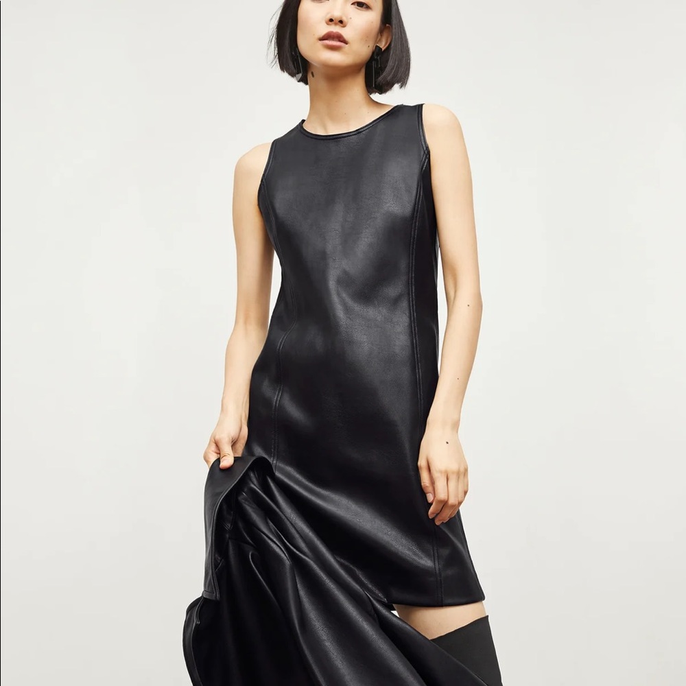 MM Fleur Chloe vegan leather dress